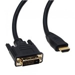 Ficha técnica e caractérísticas do produto Cabo HDMI X DVI 24+1 2 Metros - Generico