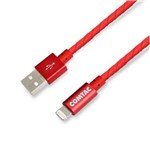 Ficha técnica e caractérísticas do produto Cabo Lightning para USB 2.0 - 1 Metro - Vermelho