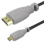 Ficha técnica e caractérísticas do produto Cabo Micro HDMI + HDMI - 19 Pinos - 3 Metros - PIX - PIX