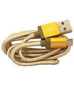 Ficha técnica e caractérísticas do produto Cabo Micro USB de 90 Cm, Duracell, LE2223, Dourado