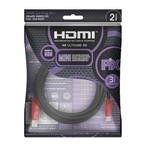 Ficha técnica e caractérísticas do produto Cabo Mini HDMI x HDMI 2.0 2 Metros 4K UltraHD 19 Pinos - ChipSCE - 018-9400
