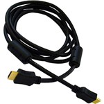 Ficha técnica e caractérísticas do produto Cabo Monitor HDMI 1.4 Filtro Blister - Preto 1,50m - MD9 Info