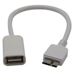 Ficha técnica e caractérísticas do produto Cabo OTG p/ Note 3 S5 Thinkpad 8 USB 3.0 Macho x USB Femea