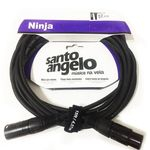 Ficha técnica e caractérísticas do produto Cabo Santo Angelo Ninja LW Microfone XLR x XLR 15FT 4,57m