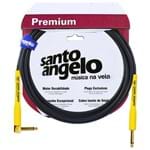 Ficha técnica e caractérísticas do produto Cabo Santo Angelo Shogun Plug Ouro P10 L X P10 3,05 Metros