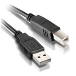 Ficha técnica e caractérísticas do produto Cabo USB 2.0 AM-BM 1,8 M Elgin