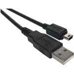 Ficha técnica e caractérísticas do produto Cabo USB 2.0 - AM (Macho) Mini USB (Macho) 1,8m MD9 - 3324