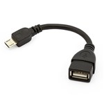 Ficha técnica e caractérísticas do produto Cabo USB a Femea OTG V8 X Micro USB 13cm Star Cable Exbom
