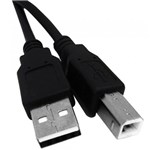 Ficha técnica e caractérísticas do produto Cabo USB a Macho para USB B Macho 2.0 1,80 Metros - Generico