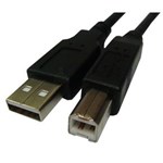 Ficha técnica e caractérísticas do produto Cabo USB AM X BM Impressora 5 Metros