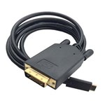Ficha técnica e caractérísticas do produto Cabo USB-C para DVI 1,8m USB Type-c 3.1 Thunderbolt 3 P/ DVI