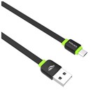 Ficha técnica e caractérísticas do produto Cabo USB X Micro USB 1.0M - Preto/Verde - CB-100BK - C3Tech