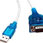 Ficha técnica e caractérísticas do produto Cabo USB X Serial DB9 45cm - Cia do Software