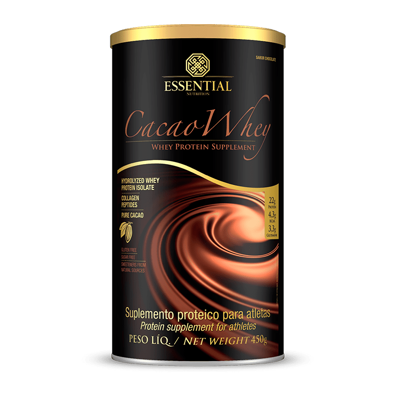 Ficha técnica e caractérísticas do produto Cacao Whey 450g – Essential Nutrition
