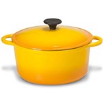 Ficha técnica e caractérísticas do produto Caçarola 20cm Ferro Fundido Amarela - La Cuisine