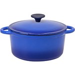 Ficha técnica e caractérísticas do produto Caçarola de Ferro Fundido 22cm Azul - La Cuisine