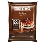 Ficha técnica e caractérísticas do produto Cacau em Pó 100% 500G - Sicao