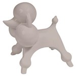 Ficha técnica e caractérísticas do produto Cachorro Decorativo BTC de Resina 24,3x8,5x21,6 Cm – Branco