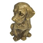 Ficha técnica e caractérísticas do produto Cachorro Decorativo BTC de Resina – Bronze