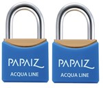 Ficha técnica e caractérísticas do produto Cadeado Acqua Line Papaiz 30mm - 2 Unidades