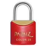Ficha técnica e caractérísticas do produto Cadeado Colorido Cr25 Sm Vermelho Papaiz