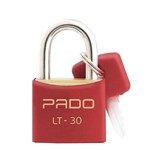 Ficha técnica e caractérísticas do produto Cadeado Cores SM LT-30mm Vermelho - PADO