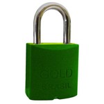 Ficha técnica e caractérísticas do produto Cadeado Gold Color 30mm Verde