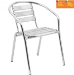 Ficha técnica e caractérísticas do produto Cadeira 100 em Alumínio para Jardim - Alegro Móveis