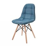 Ficha técnica e caractérísticas do produto Cadeira 1114 Linho Azul Or Design