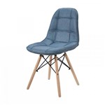 Ficha técnica e caractérísticas do produto Cadeira 1114 Linho Azul - Or Design