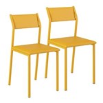 Ficha técnica e caractérísticas do produto Cadeira 1709 Color UV 02 Unidades Carraro - Amarelo