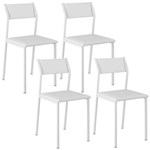 Ficha técnica e caractérísticas do produto Cadeira 1709 Color Uv 04 Unidades Branca Carraro