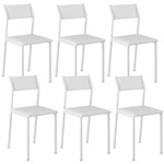 Ficha técnica e caractérísticas do produto Cadeira 1709 Color Uv 06 Unidades Branca Carraro