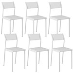 Ficha técnica e caractérísticas do produto Cadeira 1709 Color UV 06 Unidades Branca Carraro