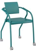 Ficha técnica e caractérísticas do produto Cadeira 1713 Caixa com 1 Napa Móveis Carraro Azul