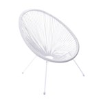 Ficha técnica e caractérísticas do produto Cadeira Acapulco Branca OR-1160 OR Design