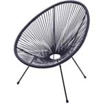 Ficha técnica e caractérísticas do produto Cadeira Acapulco OR-1160 – Or Design - Preto