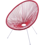 Ficha técnica e caractérísticas do produto Cadeira Acapulco OR-1160 – Or Design - Vermelho