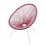 Ficha técnica e caractérísticas do produto Cadeira Acapulco Vermelha Vermelha