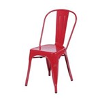 Ficha técnica e caractérísticas do produto Cadeira Aço OR Design Vermelho - Vermelho