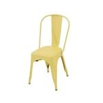 Cadeira Aço Soho Amarelo 84x54cm
