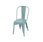 Cadeira Aço Soho Azul Seco 84x54cm