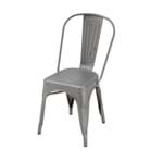 Cadeira Aço Soho Prata 84x54cm