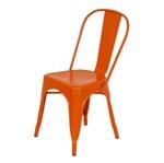 Ficha técnica e caractérísticas do produto Cadeira Aço Soho Laranja 84x54cm