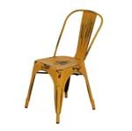 Ficha técnica e caractérísticas do produto Cadeira Aço Soho Vintage Laranja 84x54cm