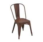 Ficha técnica e caractérísticas do produto Cadeira Aço Soho Vintage Marrom 84x54cm