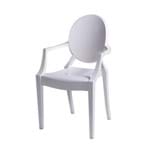 Ficha técnica e caractérísticas do produto Cadeira Acrílica com Braço OR Design Branco