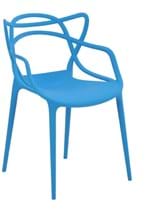 Ficha técnica e caractérísticas do produto Cadeira Allegra Azul Rivatti Móveis