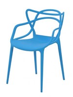 Ficha técnica e caractérísticas do produto Cadeira Allegra em Polipropileno Cor Azul - 44933 - Sun House