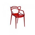 Ficha técnica e caractérísticas do produto Cadeira Allegra Policarbonato Vermelha - Or Design